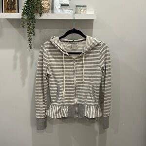 Anthropology zip up hoodie